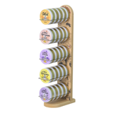 Apipharma Candy Tin Stand - Wooden Display for Sweets