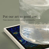 CERAMIC COASTER Paris, France, Eiffel Tower Mosaic