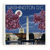 CERAMIC COASTER Washington, DC, Night Scene