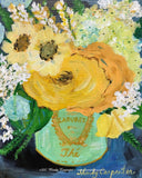 Yellow Roses Greeting Card
