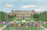 Jardin des Plantes watercolor print