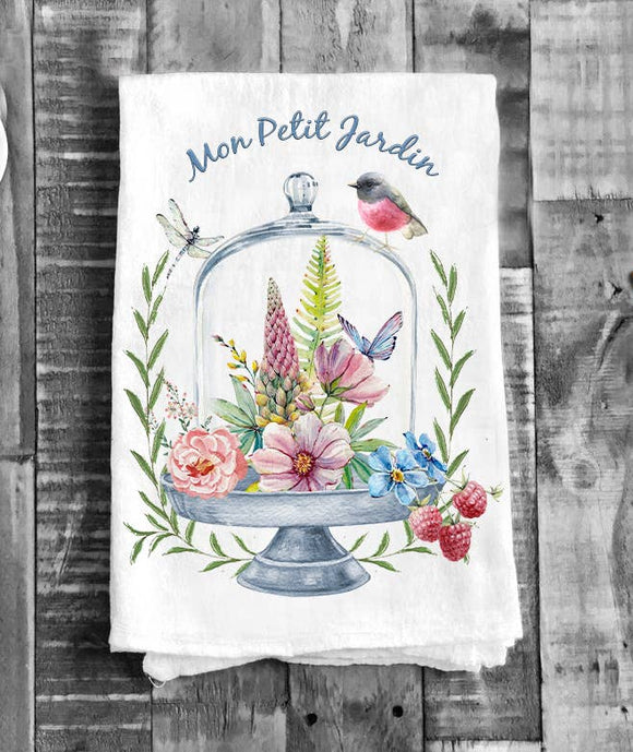 Mon Petit Jardin Little Garden Kitchen Cotton Tea Towels