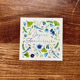 Square card 9*9 cm happy birthday