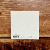 Square card 9*9 cm happy birthday