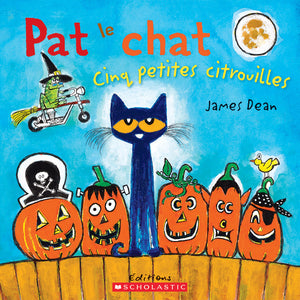 PAT LE CHAT : CINQ PETITES CITROUILLES