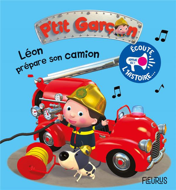 LEON PREPARE SON CAMION