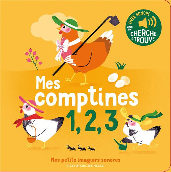 MES COMPTINES 1 2 3 - DES SONS A ECOUTER DES IMAGES A REGARDER