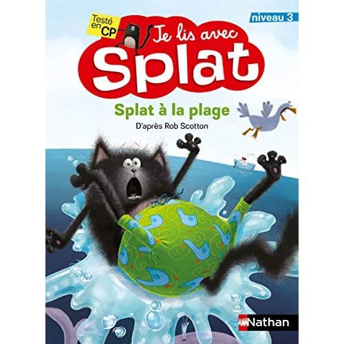 JE LIS AVEC SPLAT NIVEAU 3 : SPLAT A LA PLAGE - VOL11