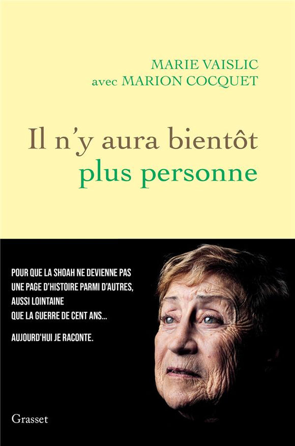 IL N'Y AURA BIENTOT PLUS PERSONNE