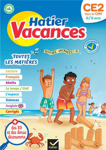 CAHIER DE VACANCES 2024 DU CE2 VERS LE CM1 8/9 ANS - POUR REVISER SON ANNEE DANS TOUTES LES MATIERES