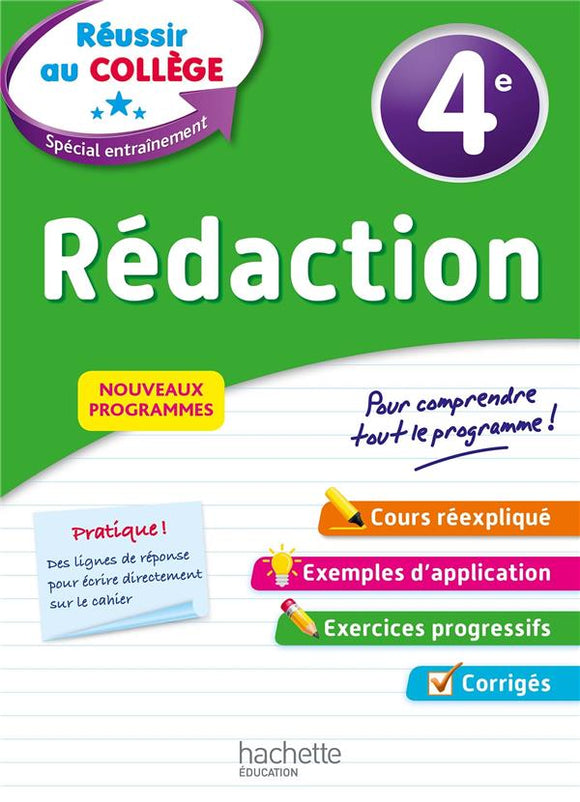 REUSSIR AU COLLEGE - REDACTION 4E