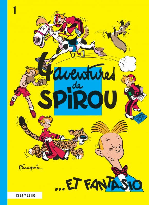 SPIROU ET FANTASIO - TOME 1 - QUATRE AVENTURES DE SPIROU ET FANTASIO