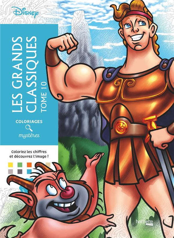 COLORIAGES MYSTERES DISNEY - LES GRANDS CLASSIQUES TOME 10