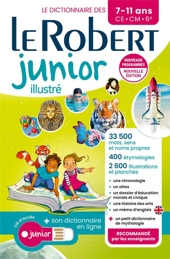 LE ROBERT JUNIOR ILLUSTRE ET SON DICTIONNAIRE EN LIGNE + CLE