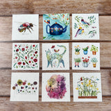 9 x 5 small traditional square cards
