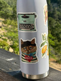 Bonjour Chat 3" Die Cut Sticker