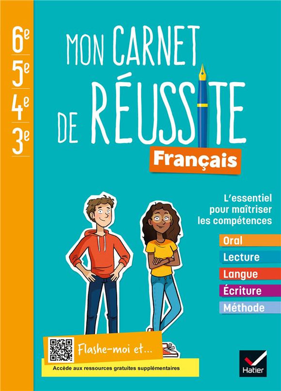 MON CARNET DE REUSSITE FRANCAIS COLLEGE 6E 5E 4E 3E - ED. 2021 - CAHIER ELEVE