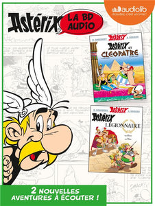 ASTERIX - T03 - ASTERIX ET CLEOPATRE / ASTERIX LEGIONNAIRE - LIVRE AUDIO 2 CD AUDIO