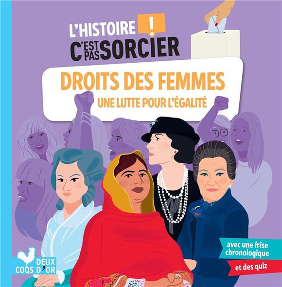 L'HISTOIRE C'EST PAS SORCIER - DROITS DES FEMMES UNE LUTTE POUR L'EGALITE